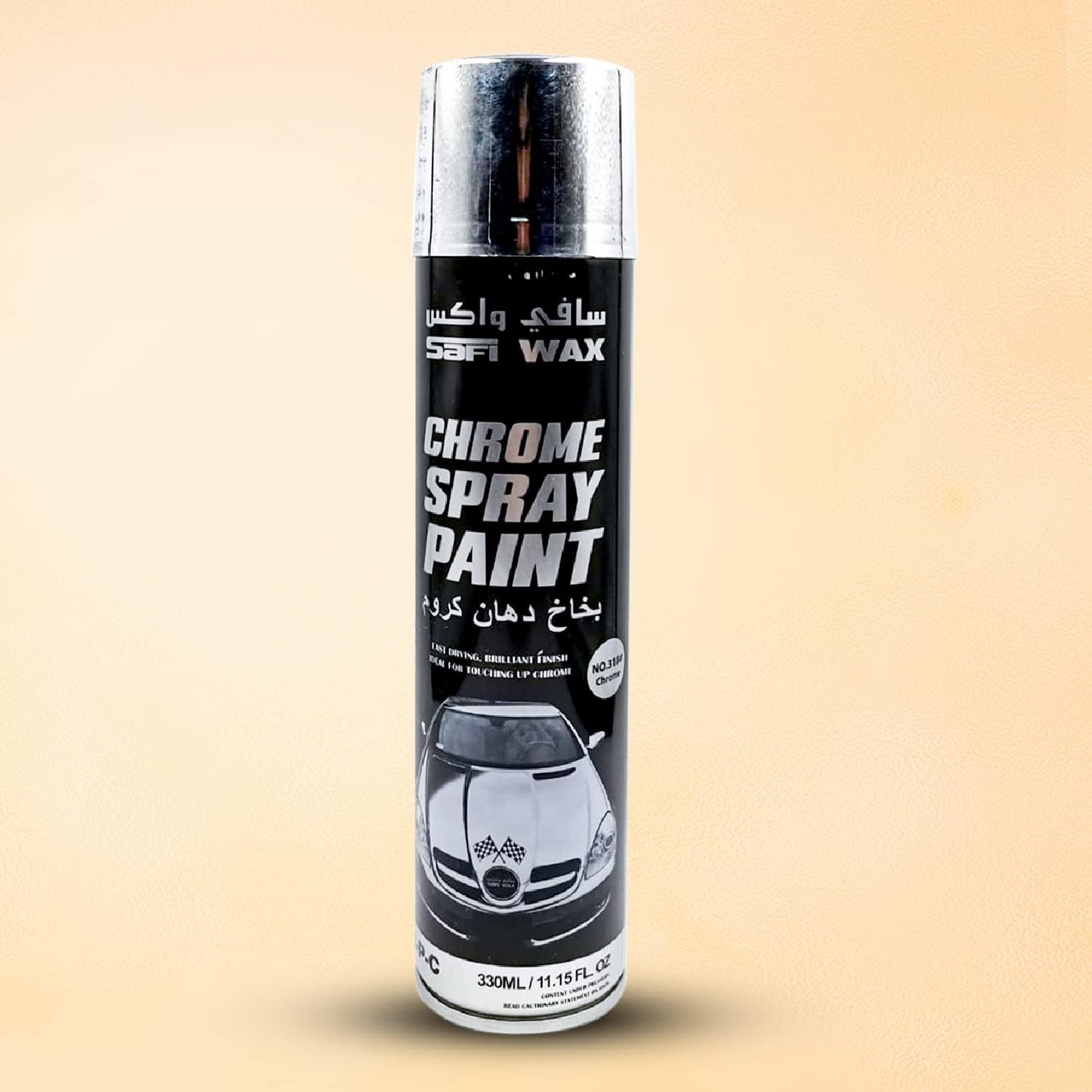 HighQuality Spray Paint Chrome 330ml, SAFI WAX Chrome Spray Paint