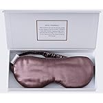ZIMASILK Adjustable 100% 22 Momme Mulberry Silk Sleep Mask for Sleeping, Filled with Premium Mulberry Silk, Softest & Breathable Eye Sleeping Mask (Plum Wine)