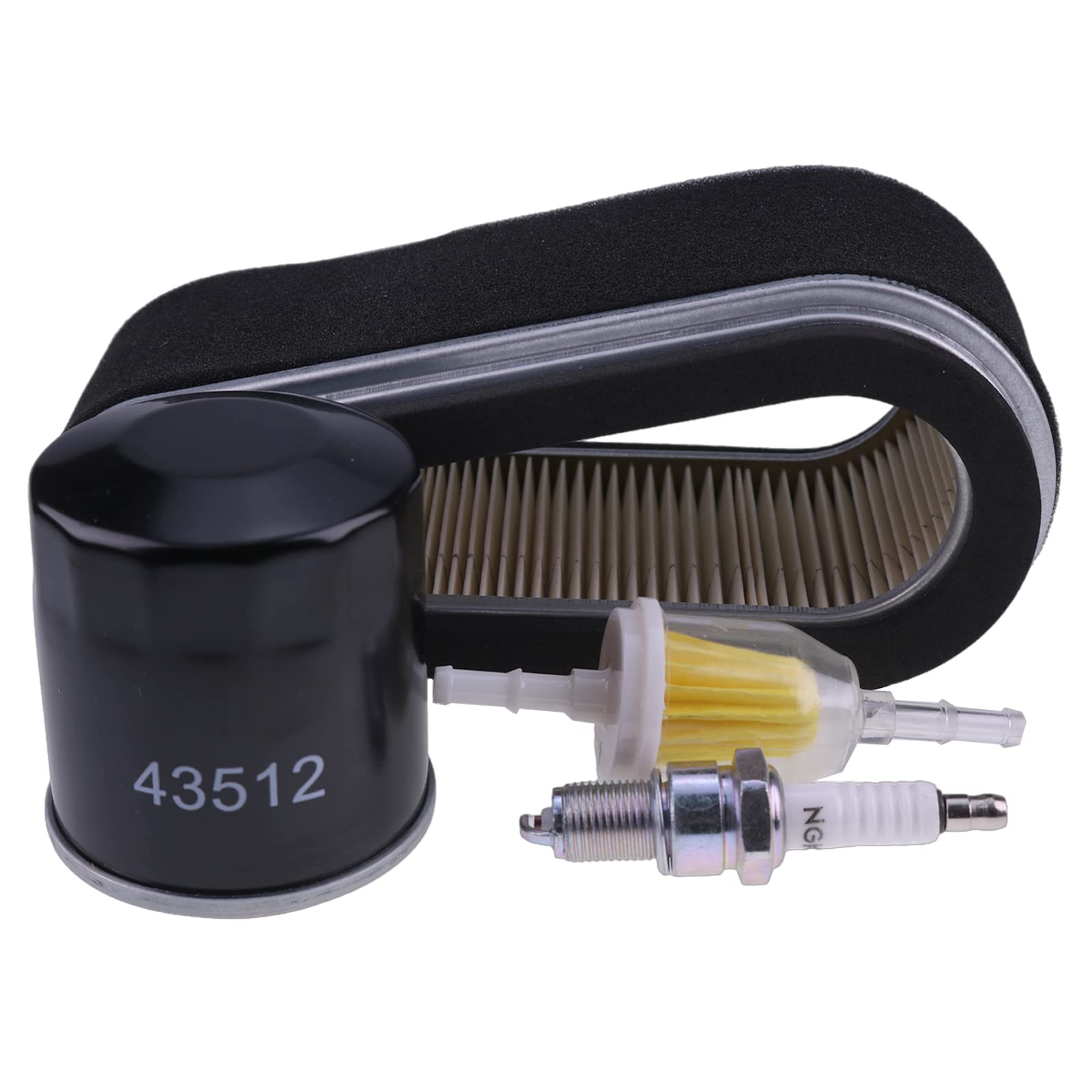 LSSOCH New Home Maintenance Kit #LG185 Compatible with JD F525 GT262 GT275 LX186 180 185 260 265 and 325 Lawn Tractors