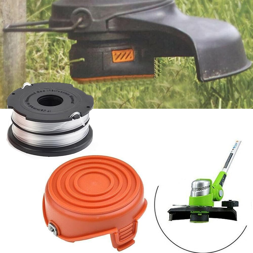 Juego de 4 bobinas de repuesto para cortacésped Black & Decker GL675 GL680 GL685 GL686 GL687 GL690