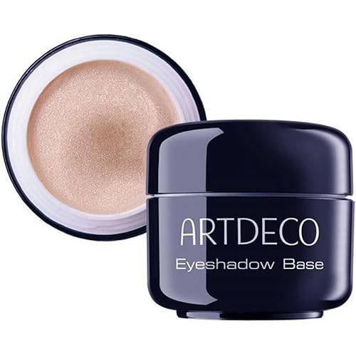ARTDECO Eyeshadow Base (0.16 Fl Oz) – improves eyeshadow staying power & prevents creasing, creamy consistency in neutral tones—suitable for any eyeshadow, eyeshadows appear more intense, eye makeup, vegan