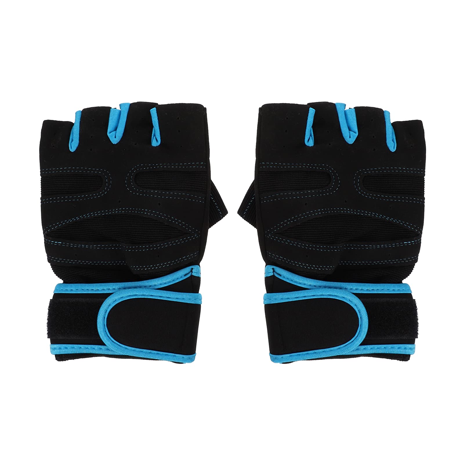 TOVINANNA 1Pair Sports Gloves for Men and Women Breathable Half Finger Gym Gloves for Weightlifting Cycling and Outdoor Activities Skid Design Comfortable Grip and Protection