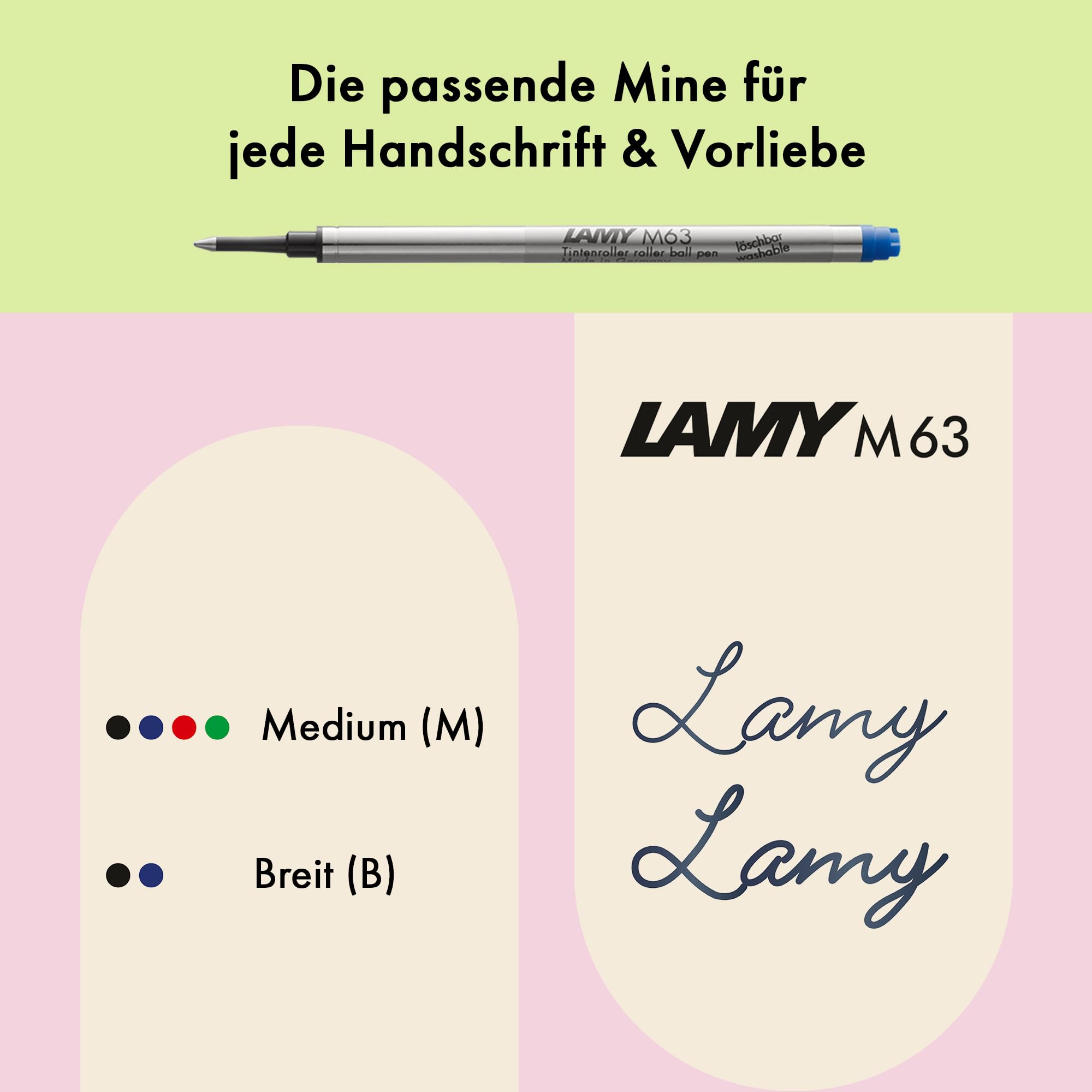 Lamy AL-star flamingo Tintenroller - leichter Stift mit transparenten, ergonomischen Griff & Strichbreite M - Gehäuse aus Aluminium – mit Tintenrollermine M 63 Strichbreite M in schwarz