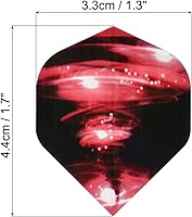 Vista 2 de PATIKIL Dart Flights - Paquete de accesorios de dardos estándar PET para punta de acero