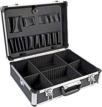 DURATOOL D01815 18" Aluminium Tool Case, Black