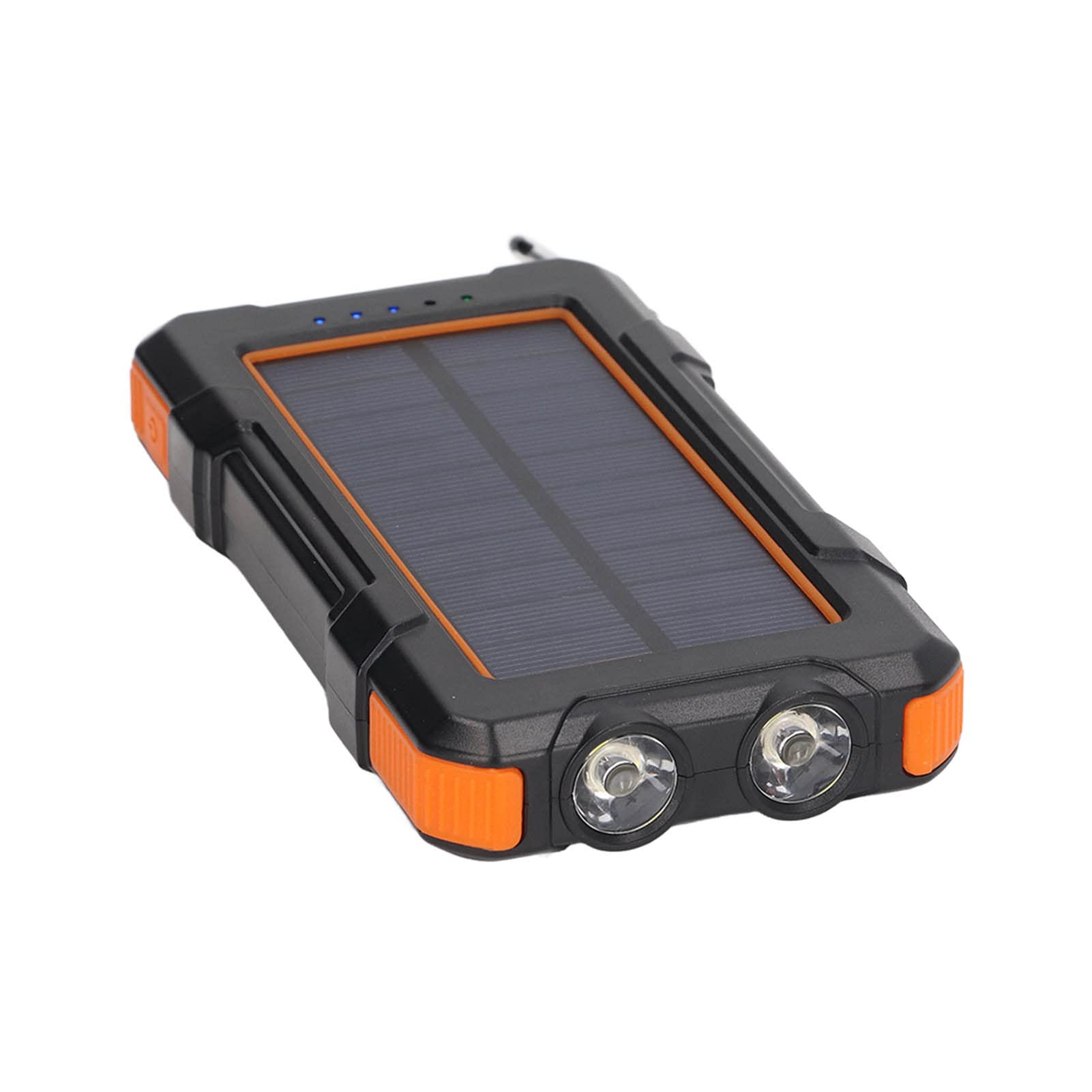 Power Bank Solare 20000mAh, Design Portatile, for Outdoor | Ricarica wireless, 2 porte USB, struttura leggera in ABS, 3 modalità di illuminazione, adatta per il campeggio