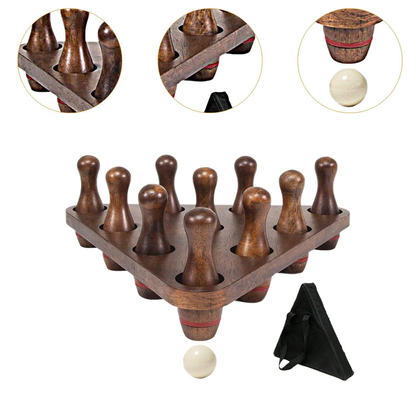 Set di 10 Birilli da Shuffleboard E Bowling, Gioco da Tavolo.