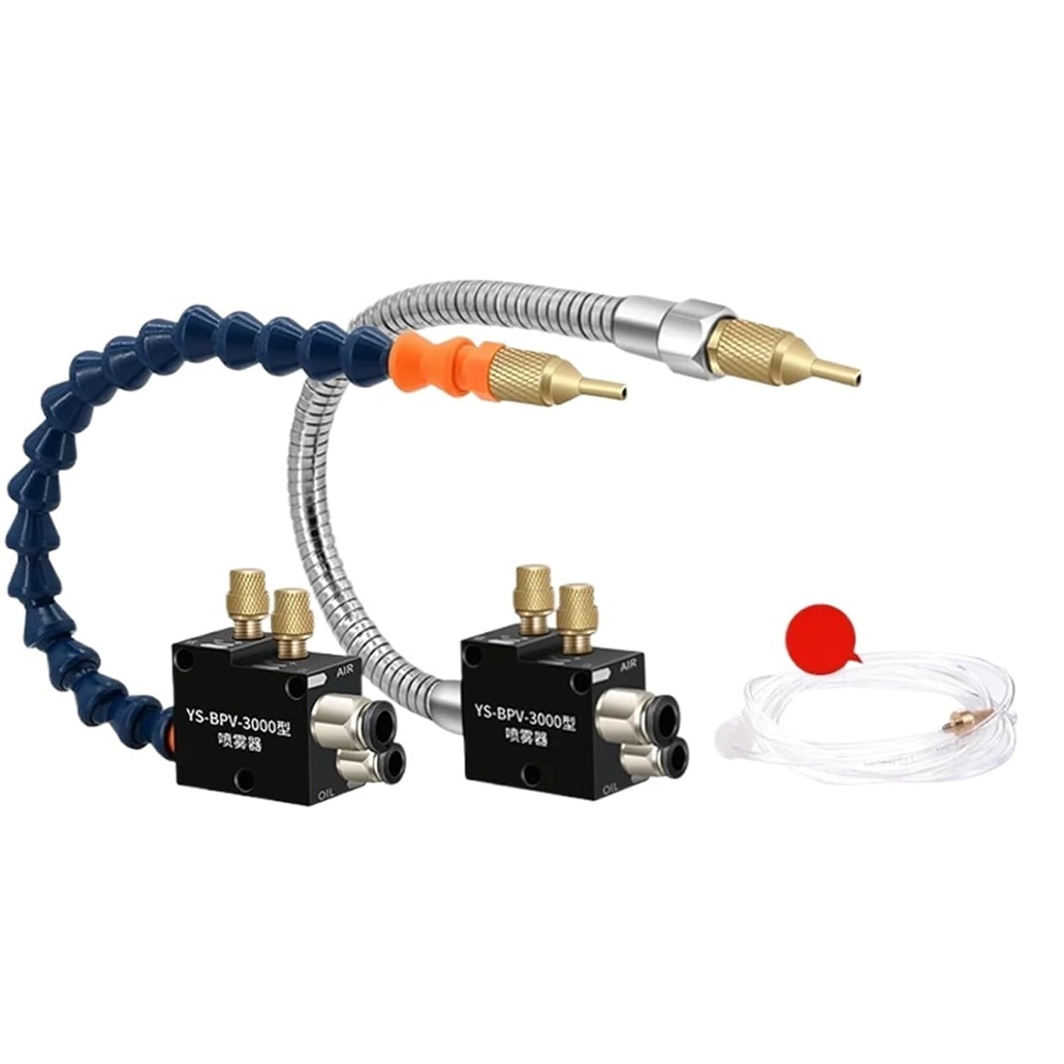 1pc Mist Coolant Lubrication Spray System Sprayer CNC Lathe Milling Drill Engraving Machine Tool for 8mm Pipe Cooling(Pipe with Magnet)