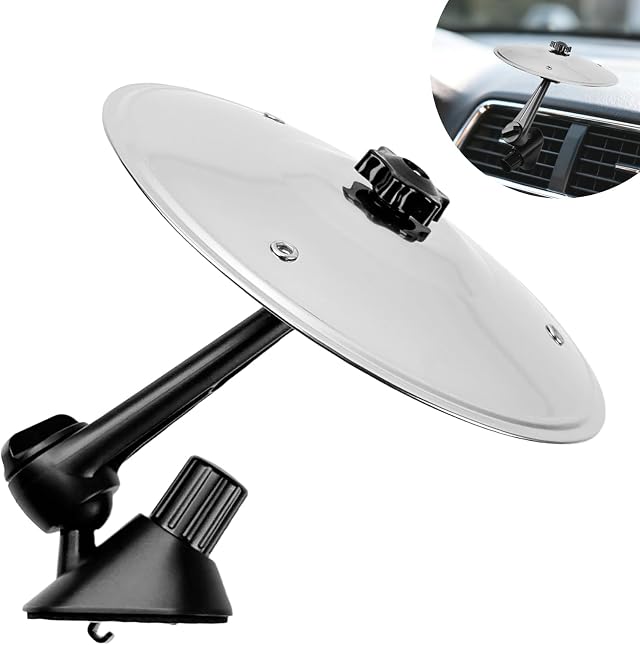 KENTIX Funny Car Vent Ornament, Mini Cymbal Car Decor with Rotating Head | Funny Car Vent Ornament,360° Rotating Head,Mini Cymbal Design,Tool-Free Installation,Creative Gift for Car Lovers