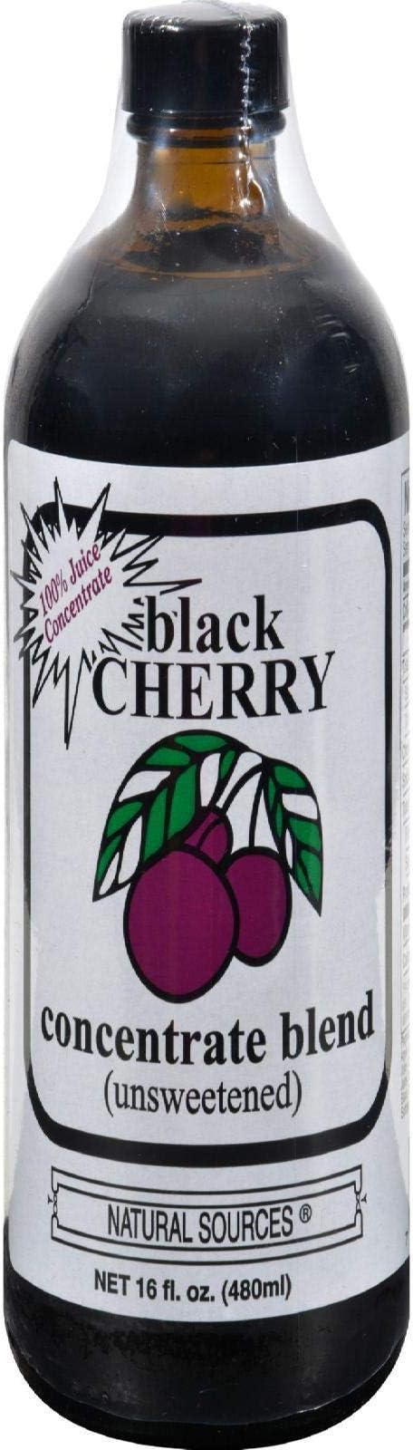 Natural Sources Inc Concentrate, Black Cherry, 16-Ounce