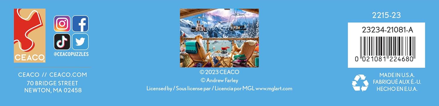 Ceaco - Ski Chalet - 300 Piece Jigsaw Puzzle