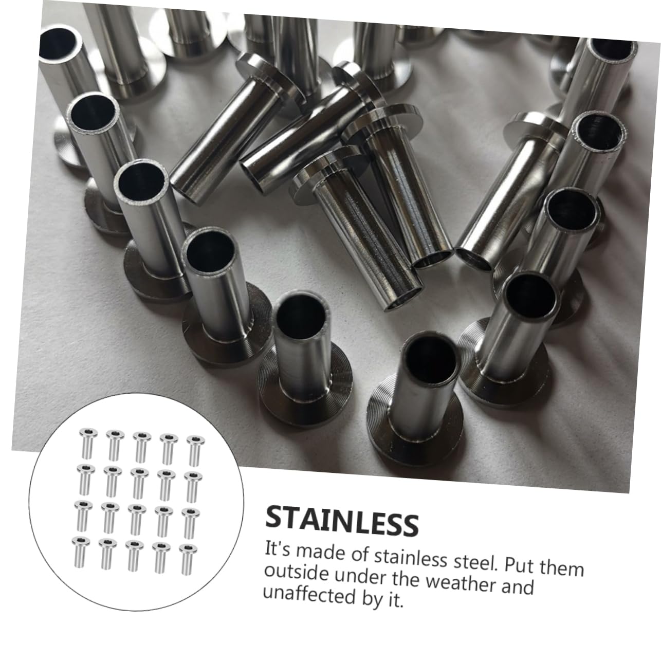 Gadpiparty 50pcs Deck Cable Railing Protector with Drill Bit Weatherproof Balustrade Cable Sleeves for Outdoor and Indoor Use High Tensile Strength and -