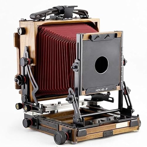 Shen Hao SH HZX 45-F Walnut Wood 4x5 Field Folding Large Format Film Camera