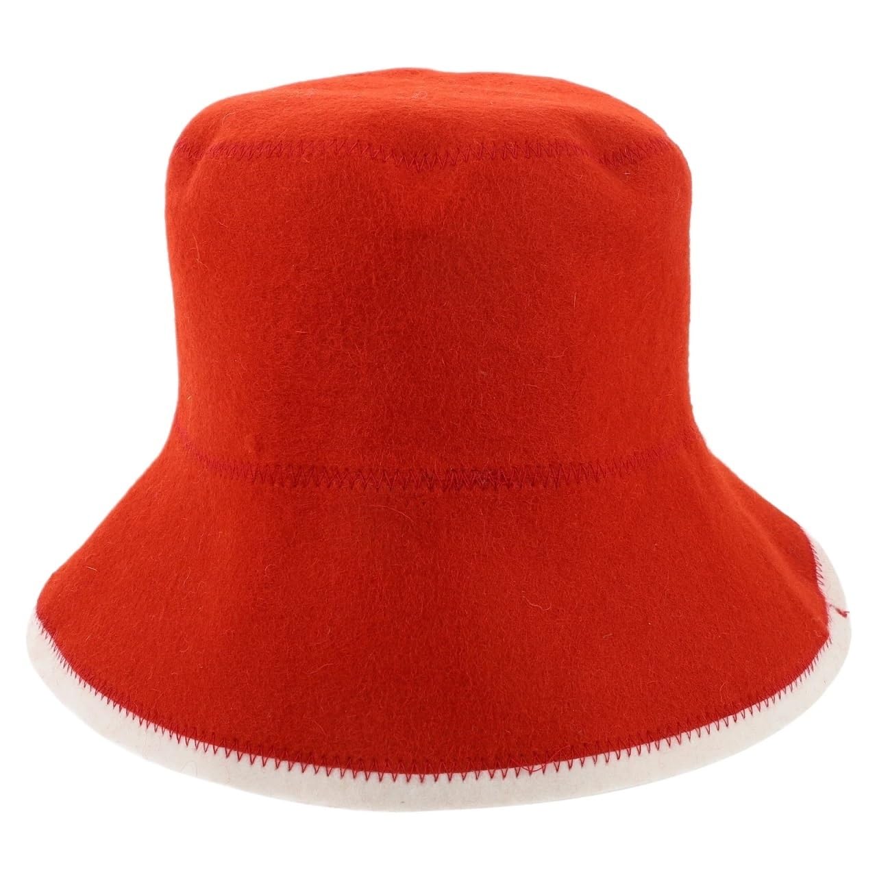 Saunahut 2 Stück Sauna-Eimerhüte for Damen, Duschzubehör, Haartrockenkappe, 3 Farben zur Auswahl(Red)