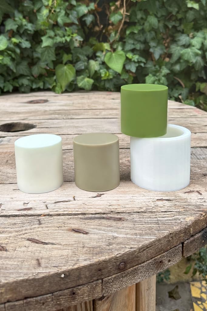 Rufus Concept Silindir 3D Mum Kalıbı 6x6x6 (Silikon) 1 Adet
