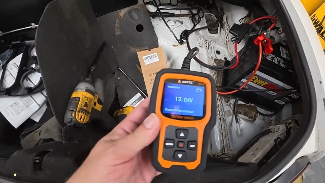 Image of ANCEL BT410 12V 24V Car Battery Tester for Lead-Acid & Lithium Batteries, 100-2000 CCA Automotive Battery Load Tester Health Cranking Charging System Alternator Test for Motorcycle Car Truck RV Boat