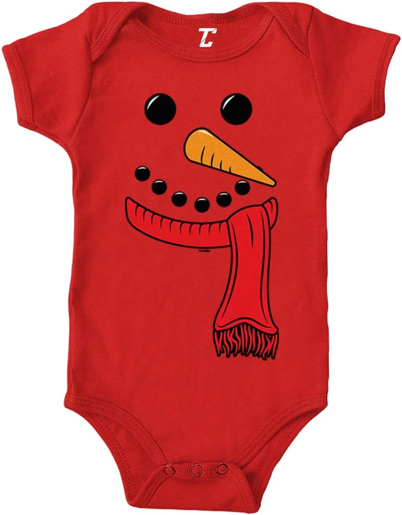 Snowman Face - Winter Snow Bodysuit