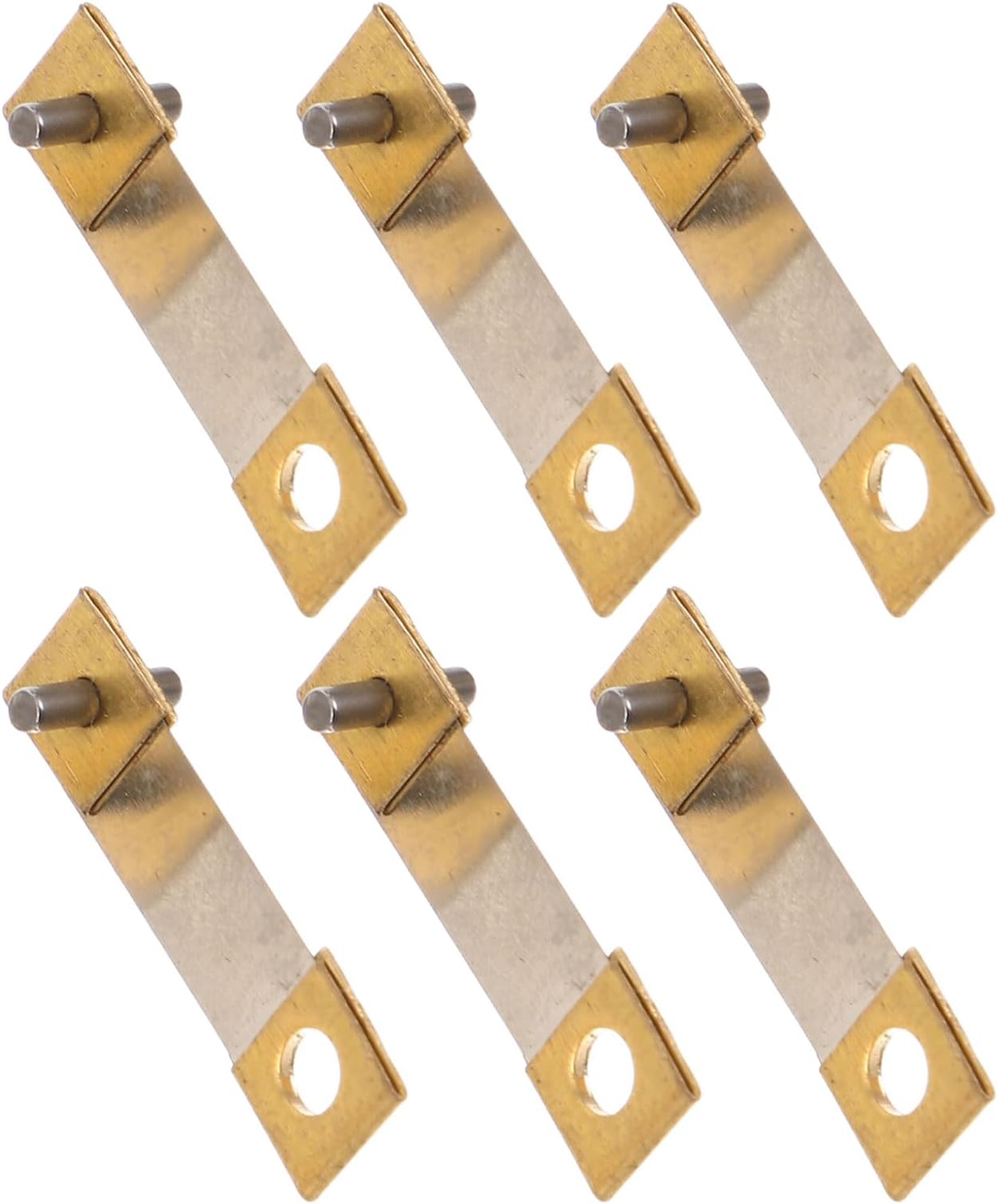 Beavorty 6pcs Mechanical Clock Pendulum Suspension Springs Vintage Iron Clockwork Main Spring for Floor Clocks Reliable Time Accuracy Stable Operation in Living Environments