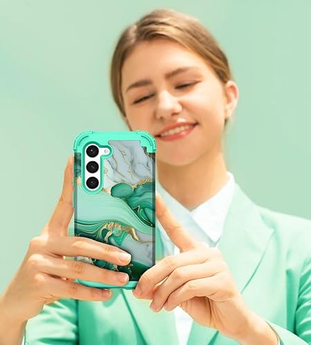 Miniatura 7 de Hocase Funda para Galaxy S23 Plus, protección resistente a prueba de golpes, parachoques de goma de silicona suave+funda protectora híbrida de