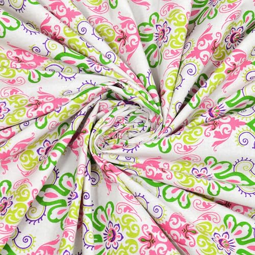 Image of RajasthaniKart Pure 100% Cotton 240 TC King Size BEDSHEET with 2 Pillow Cover - 90X108 (Suitable for King Size Bed Sheet or Double Bed) PSP (Green)