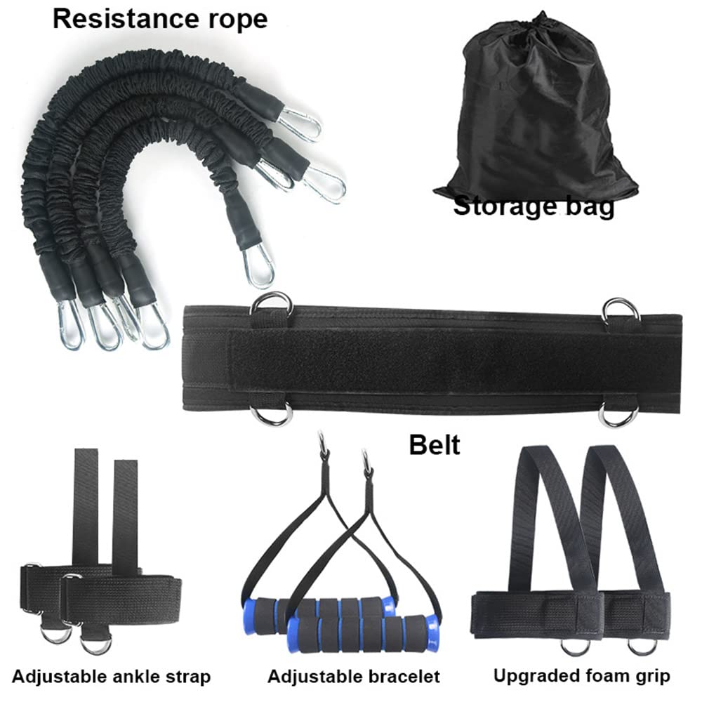 Widerstandsbänder Home Gym Stretching Strap Bounce Elastisches Seil Boxen Explosive Trainingsgeräte Professionelles Widerstandsband