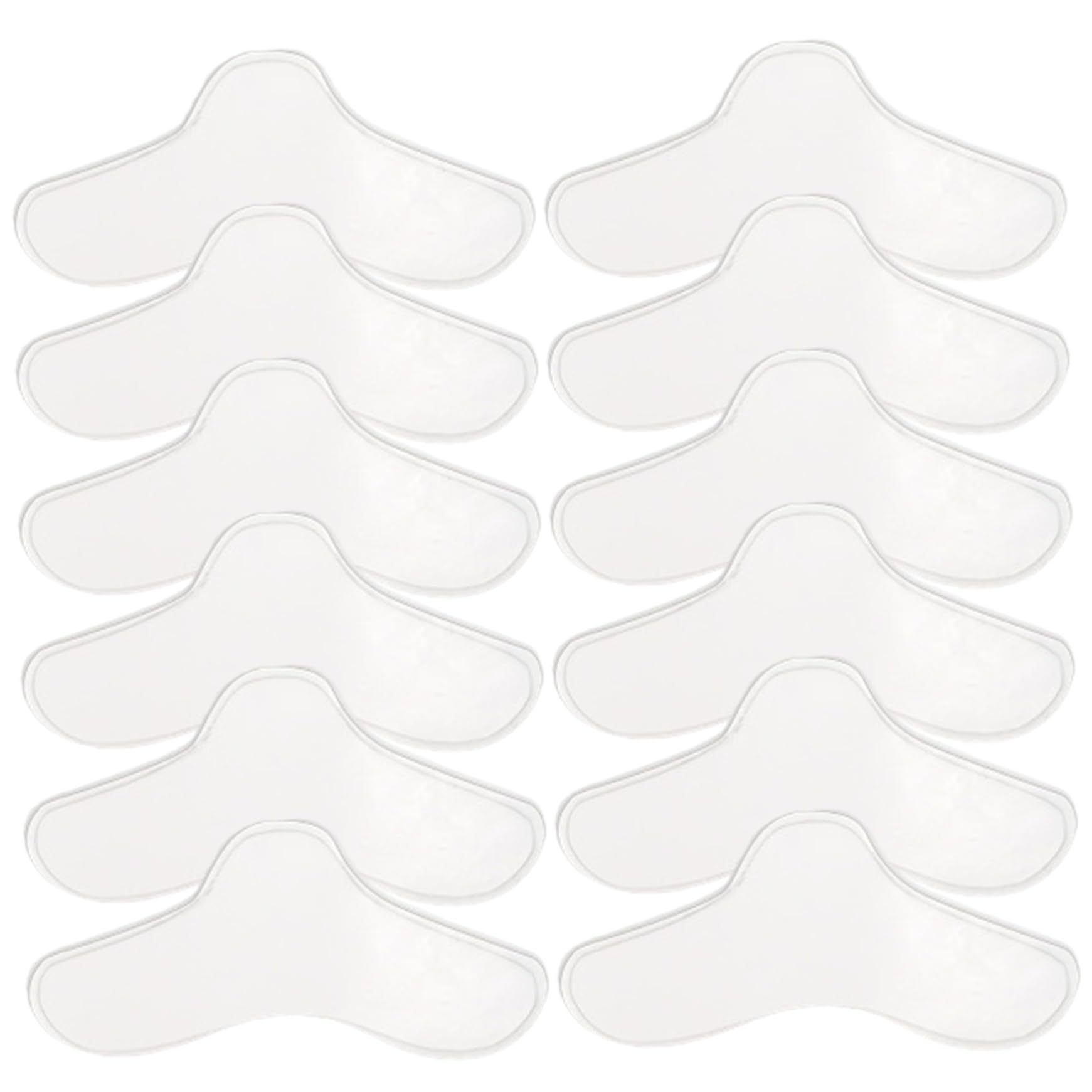 12 almohadillas para la nariz, almohadilla de gel nasal lavable que se puede recortar, material flexible diseñado para uso repetido, apto para la mayoría de las máscaras