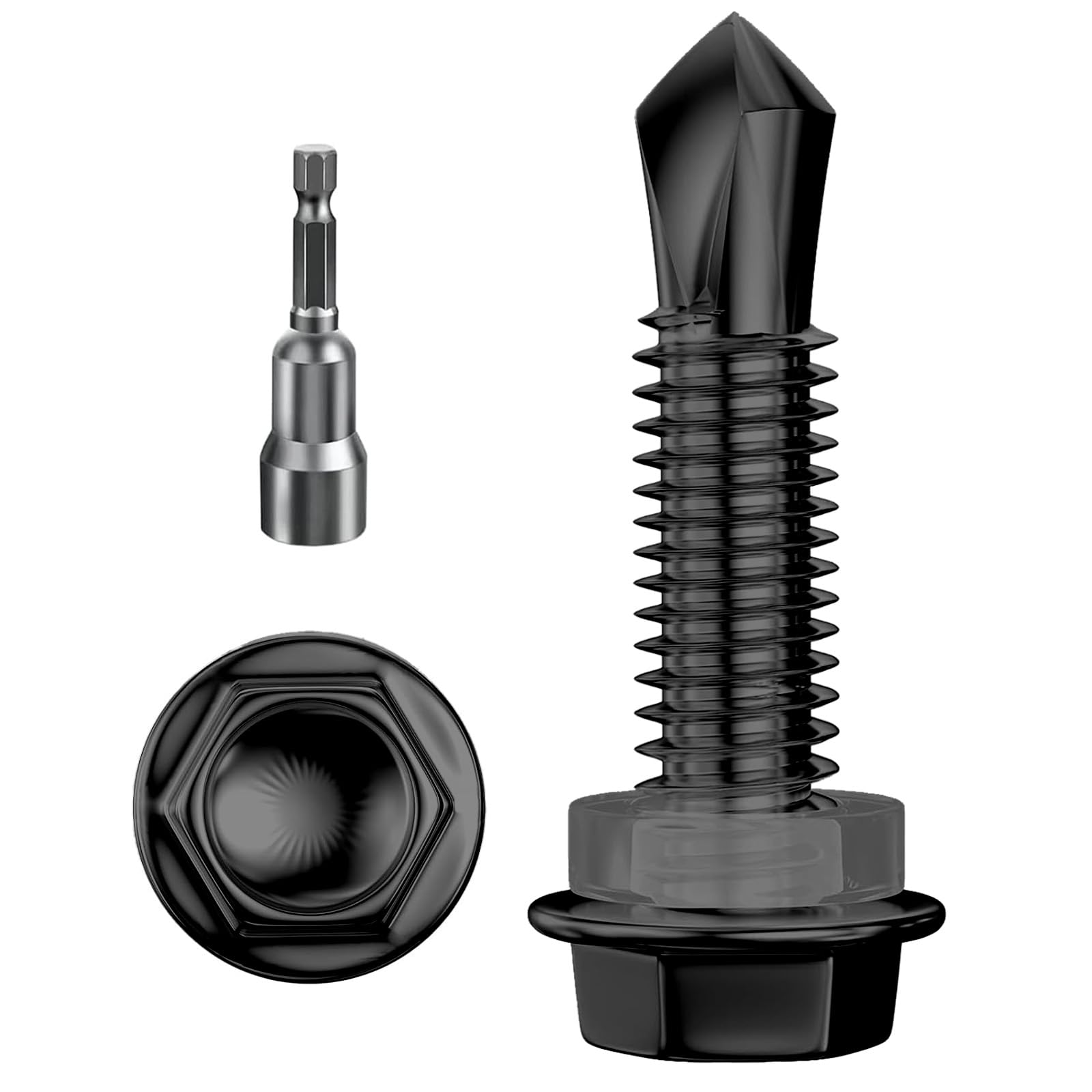 410 Stainless Steel Self-Tapping Screws - 300 Pcs -24