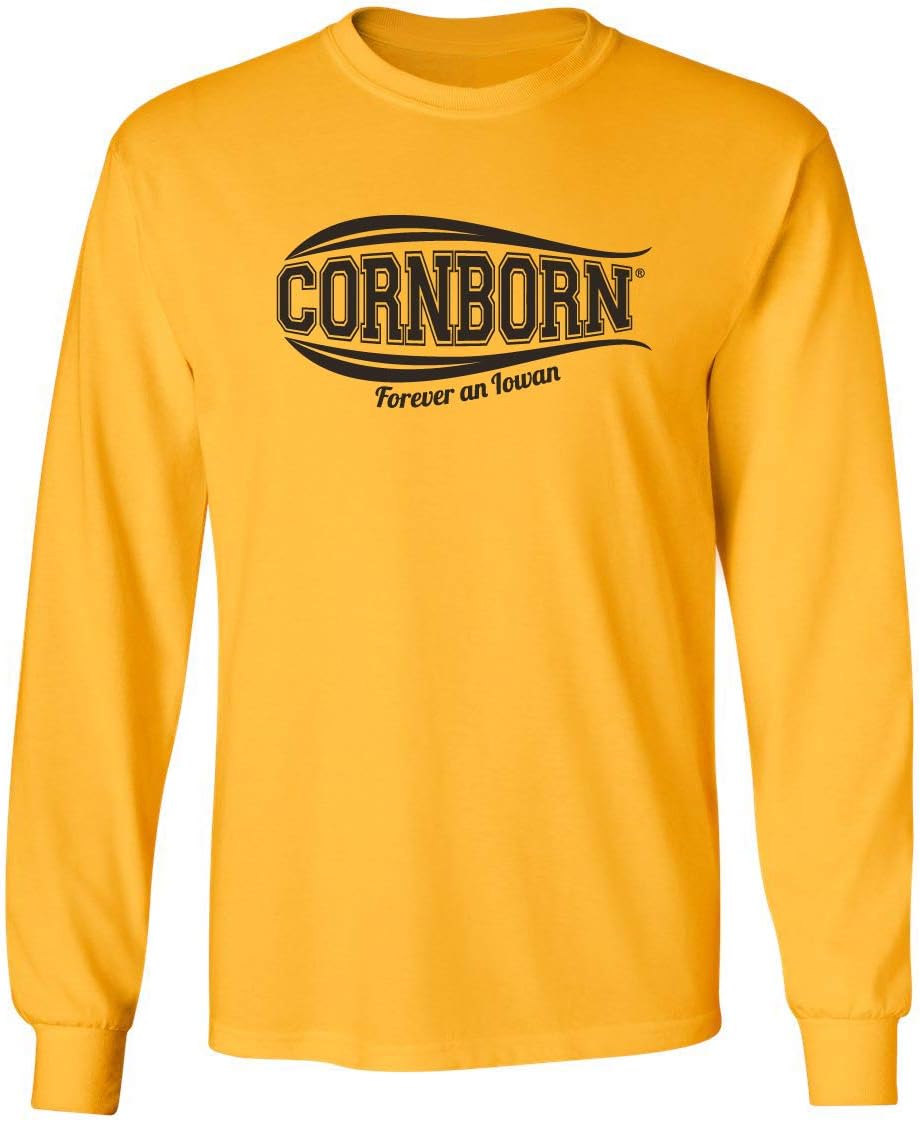 CornBorn Iowa Hawkeyes T-Shirts | Long Sleeve | Pick Your Design