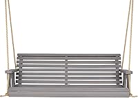 Vista 8 de Hamaca Amish resistente para pórtico, 800 Lb, con sogas colgantes, Unfinished