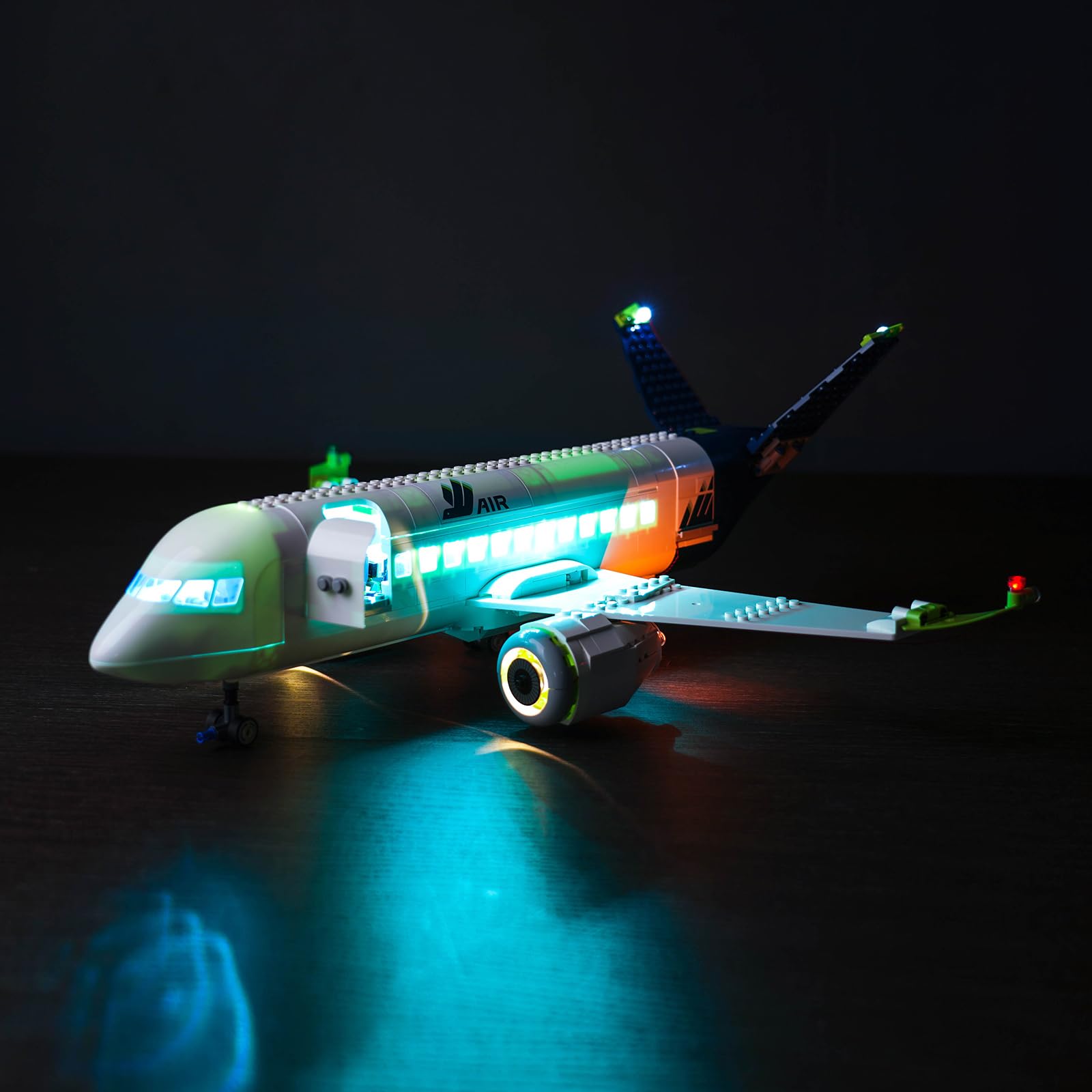 LED Light Kit for Lego 60367 City Passenger Airplane, Light Kit ONLY, Lego Model is NOT Included