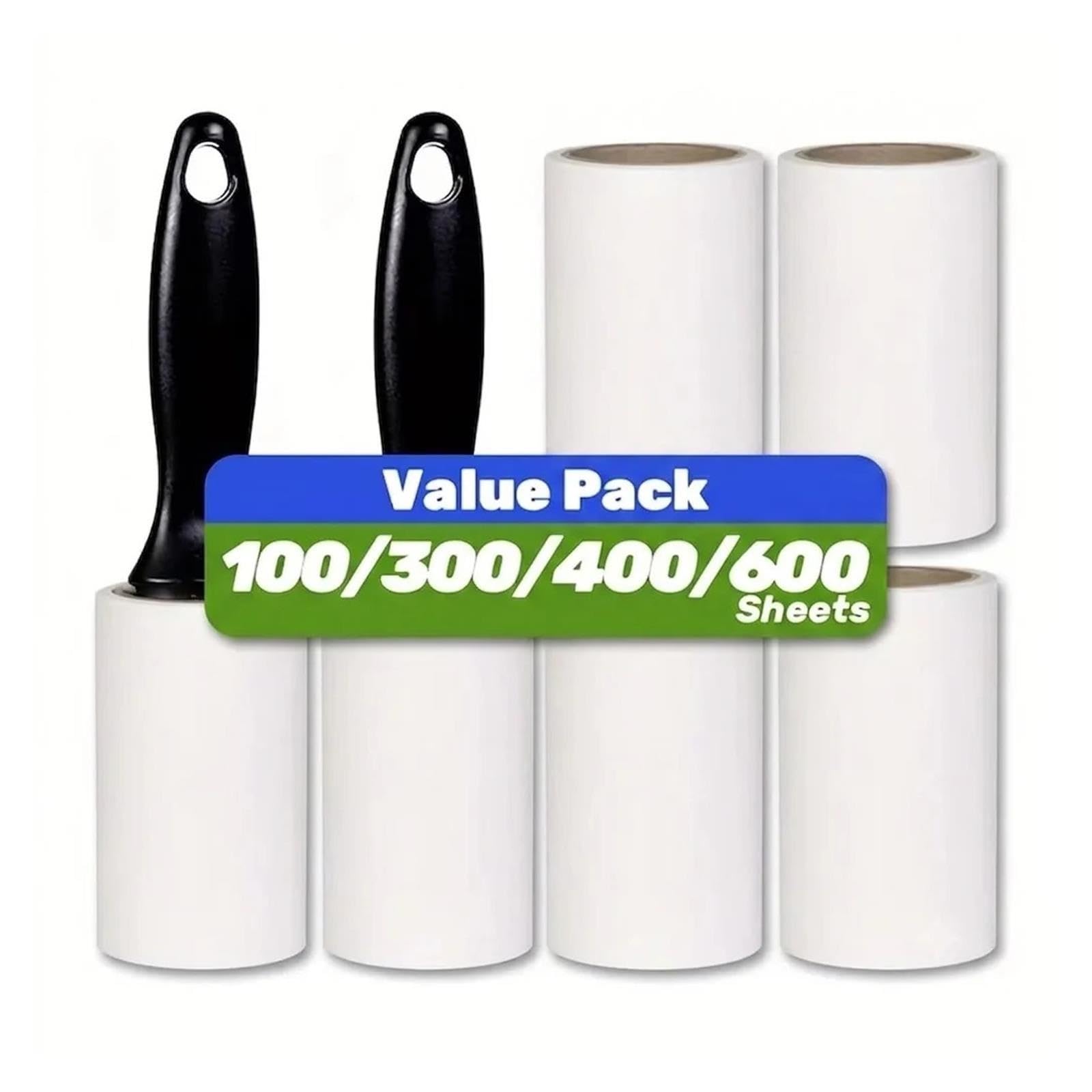 100/300/400/600 Hojas Rodillo Pelusas Recambios Desgarrable