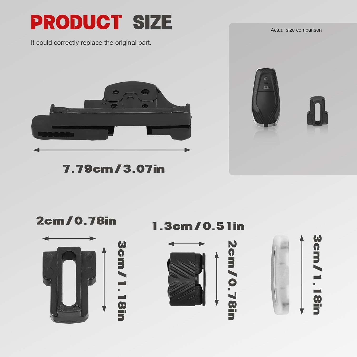 Sunroof Bracket Slider Repair Kit Slide Rail for Je-ep Renegade 2015-2023, Replace 77368445 77368446 77368447, 14pcs
