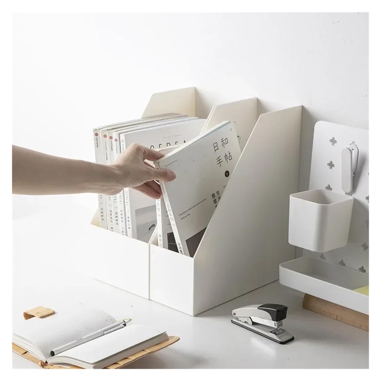 Dokumentenbox 2 stücke Multi-funktionale Kombination Lagerung Box A4 Datei Klassifizierung Büro Desktop Organisation Rack