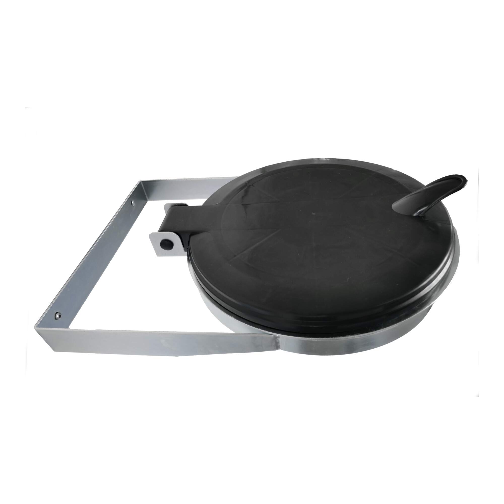 STIER Support pour sacs poubelles pour fixation murale, noir, pour volume de 120 l, lxPxH 550x370x100 mm