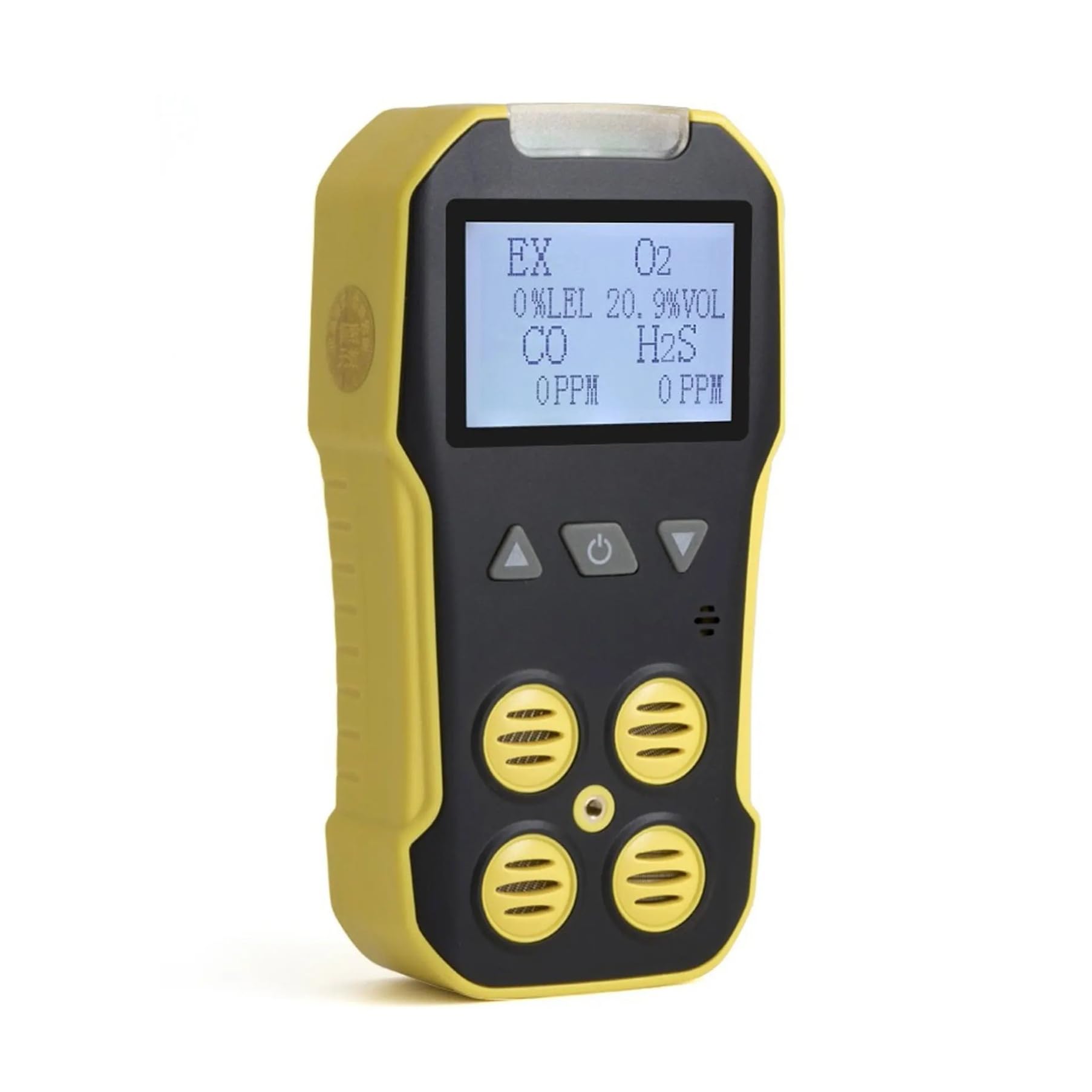 BH-4A 4 in 1 rilevatore multigas portatile O2 H2S CO LEL Analizzatore di gas combustibili con vibrazione, allarmi visivi e acustici Elevata stabilità e sensibilità