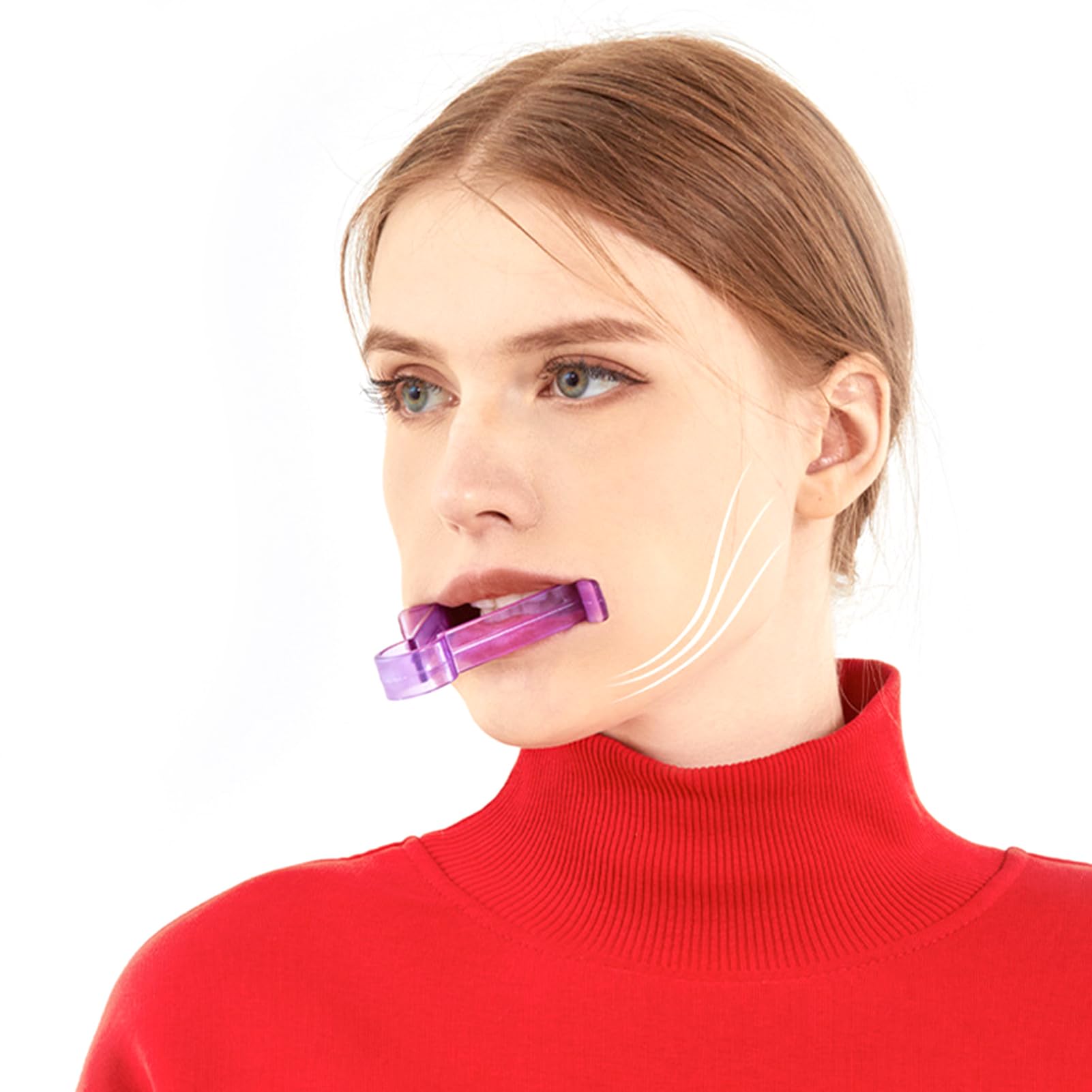 Jaw and Face Exerciser 3 Resistance Levels Jawline Exerciser Tablets for Men Women Slims Tones Defines The Face