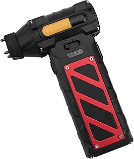 Niceminiwall Colector de polvo de soplador de aire, mini plumero de aire portátil, 110,000 RPM, aspiradora de mano turbo de alta velocidad, para limpieza de teclado de coche, oficina en casa (negro)
