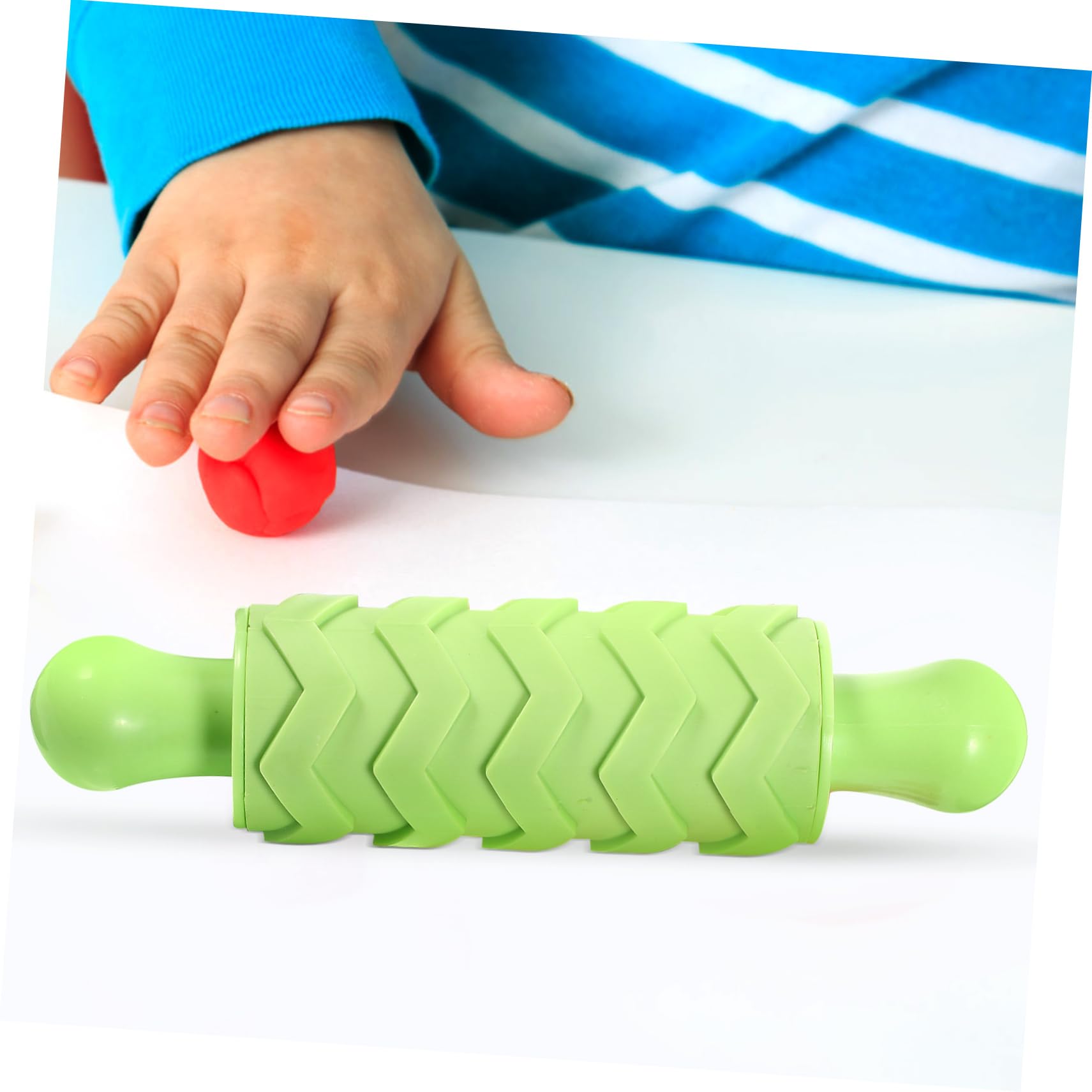 Alipis 5piezas Juguete De Palito De Masa De Herramientas Para Modelar Arcilla Rodillo Para Repostería y Manualidades Infantiles Para Extender Masa Cocina o Taller