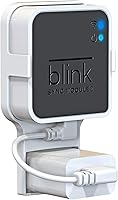 Vista 7 de Soporte de pared con enchufe para Blink Sync Module 2, soporte de montaje para cámara exterior Blink sin cables desordenados, soporte de cámara