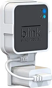 Outlet Wall Mount for Blink Sync Module 2, Mount Bracket Holder for Blink Outdoor Camera No Messy Wires Outdoor and Indoor...