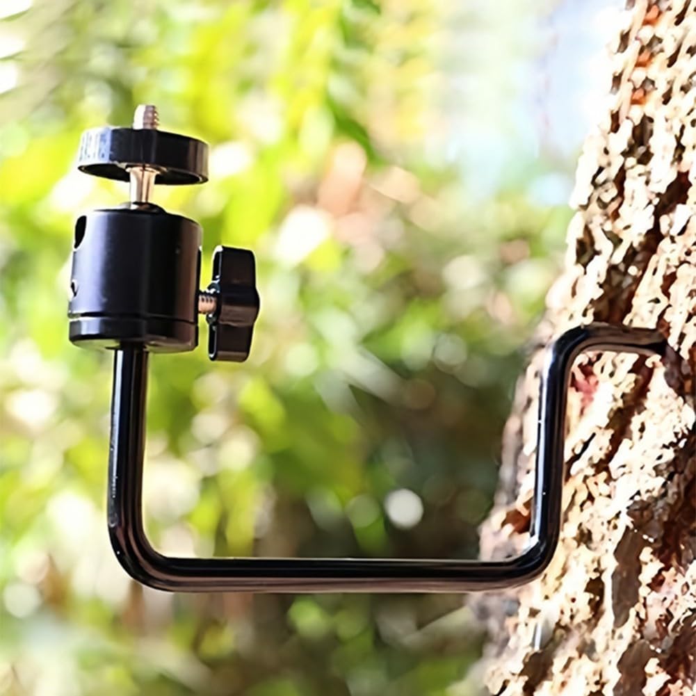 Soporte para cámara de sendero con instalación simple y ángulos ajustables para aventuras al aire libre (4 piezas)