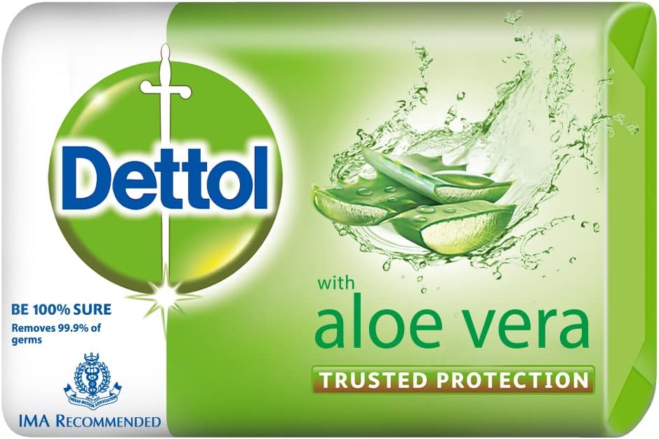 Dettol Aloe Vera Germ Protection Bathing Soap bar, 100gm
