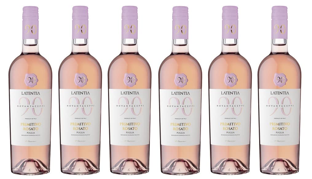 6x 0,75l - 2025er - Latentia - Novantaceppi - Primitivo Rosato