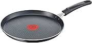 Tefal Elegance Aluminium Crepe Pan, Aluminium, Black, 43 x 25,8 x 5,5 cm
