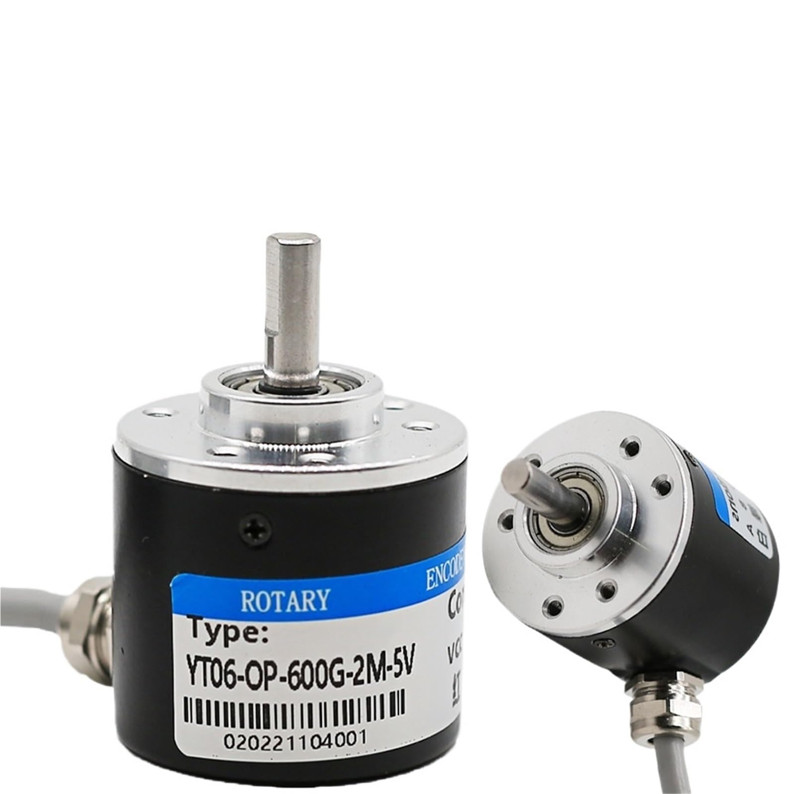 FCARUMIQP Photoelectric Incremental Rotary Encoder 38S6G5-B-G24N 50/100/200/360/400/500/600PPR AB 2 Phase DC8-24V NPN PNP Optical(1000ppr,AB 2 Phase NPN)