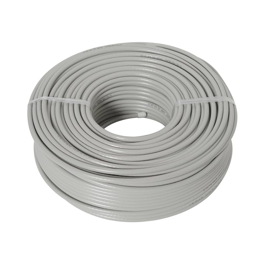 Amazon | 二幸電気工業 5C-FBケーブル 100M(薄灰) S5CFBALPG