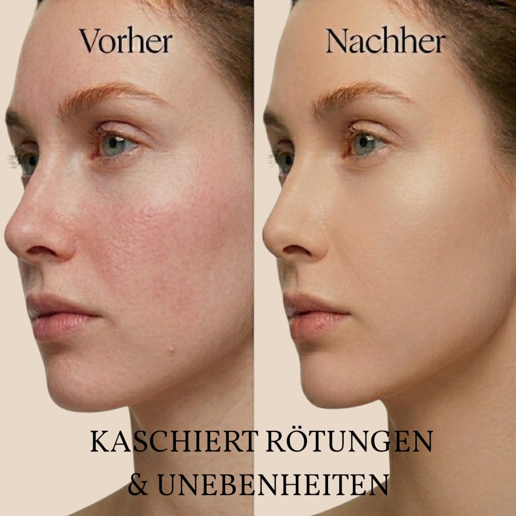 besonders 4-in-1 MAGIC MAKE-UP Wonder Mousse - Foundation, Powder, Make-Up & Concealer - Kaschiert Rötungen & Unebenheiten, perfektioniert den Teint - Mattierendes Finish mit Pflege - Made in Germany