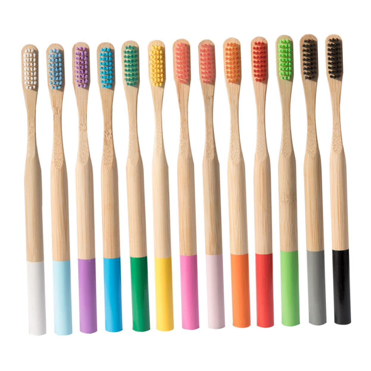 3 Set Spazzolino Da Denti In Bambù Spazzolino Da Denti Sensibile E Sostenibile Manico Ergonomico Da Viaggio Spazzolino Da Denti Medio Morbido Spazzolino Da 4 pezzi*3