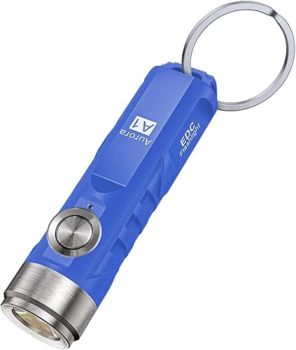 Miniatura 9 de RovyVon Aurora A1 G3 - Linternas de llavero USB C recargable, 650 lúmenes, mini linterna súper brillante, pequeña linterna EDC, equipo EDC al aire