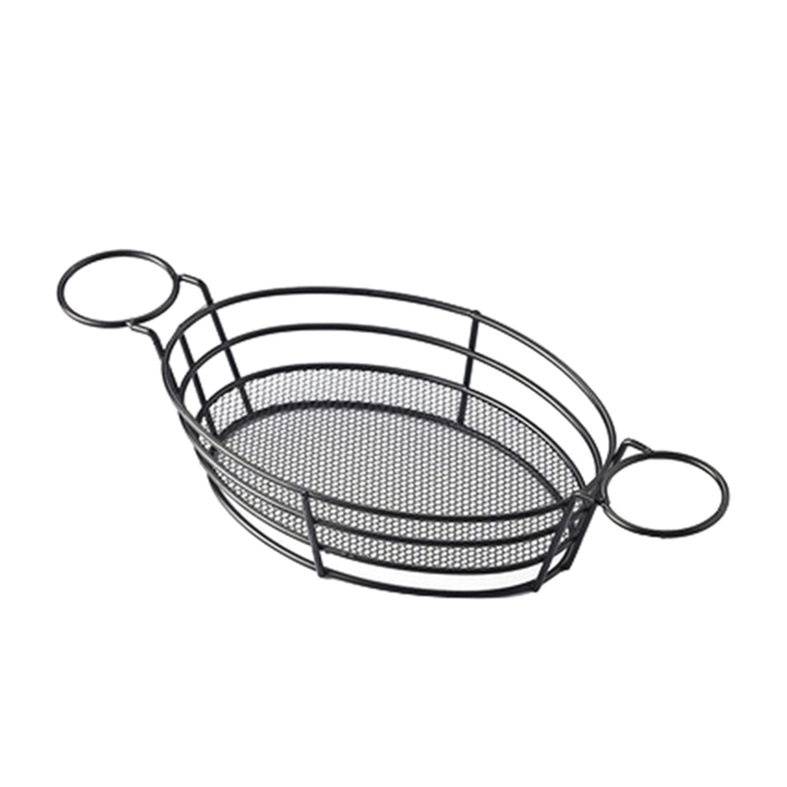 Frittierkorb, Edelstahl, Snackkorb, Kartoffelnetz, Siebkorb, Pommes Frites, Lebensmittelkorb, Lebensmittelsieb, Kochutensilien, Frittiernetz (C)